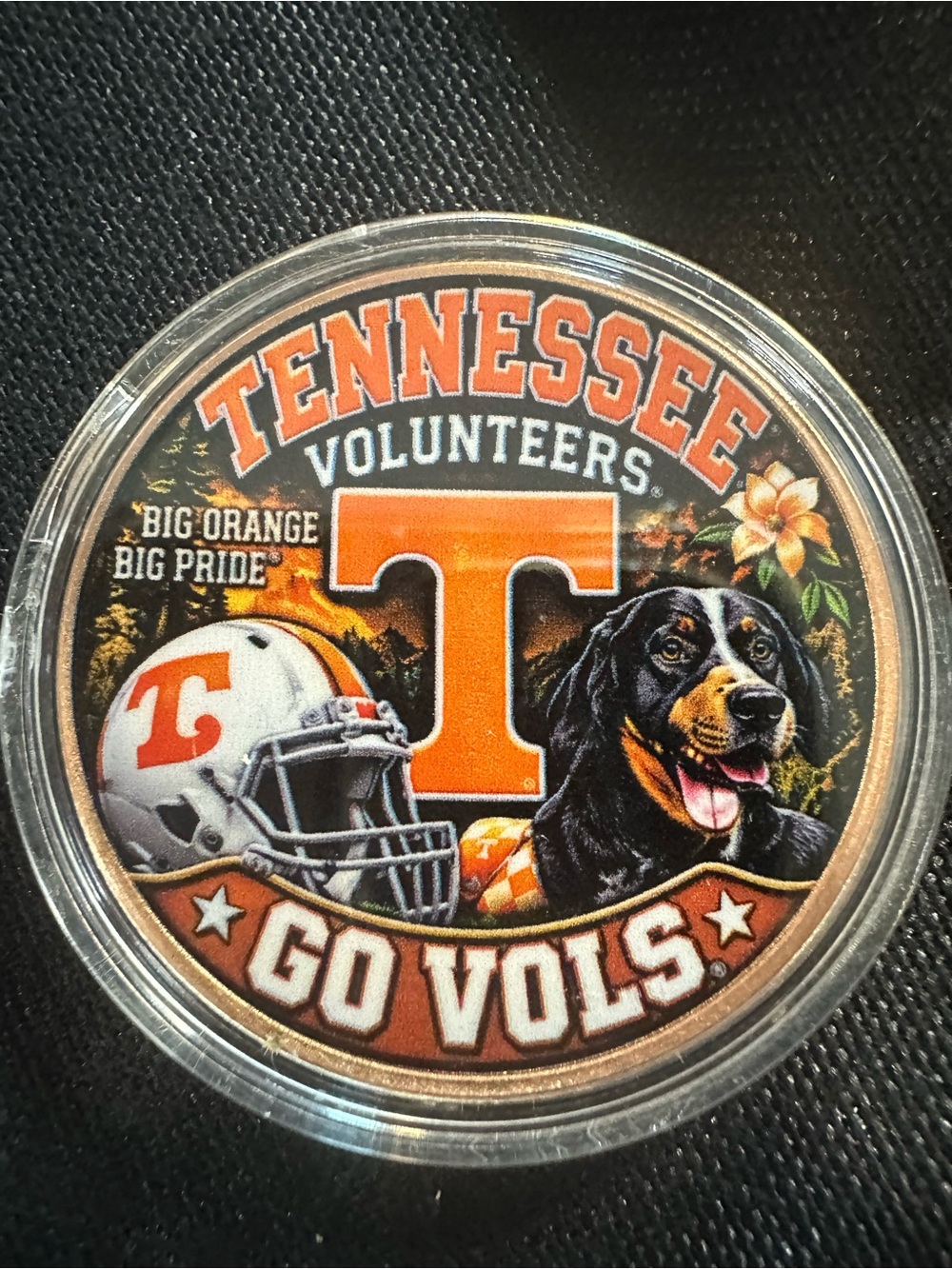 Tennessee Volunteers 1 oz Copper Coin Collectible College Football Vols